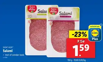 Lidl Salami aanbieding