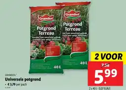 Lidl Universele potgrond aanbieding