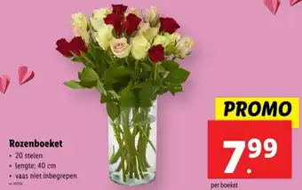 Lidl Rozenboeket aanbieding