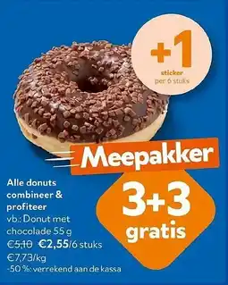 OKay Donut met chocolade aanbieding