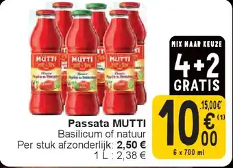 Cora Passata MUTTI aanbieding