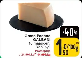 Cora Grana Padano GALBANI aanbieding