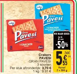 Cora Crakers PAVESI aanbieding