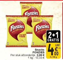 Cora Snacks FONZIES aanbieding