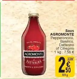 Cora Saus AGROMONTE aanbieding