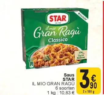 Cora Saus STAR aanbieding