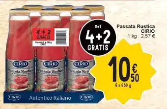 Cora Passata Rustica CIRIO aanbieding