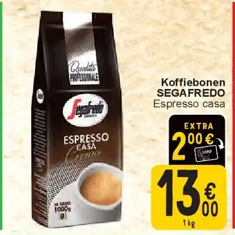 Cora Koffiebonen SEGAFREDO aanbieding