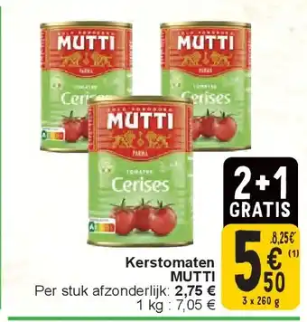 Cora Kerstomaten MUTTI aanbieding