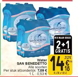 Cora Water SAN BENEDETTO aanbieding