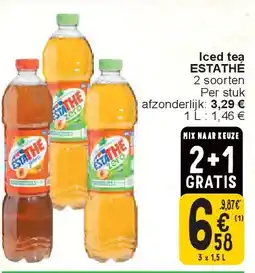 Cora Iced tea ESTATHÉ aanbieding