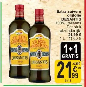 Cora Extra zuivere olijfolie DESANTIS aanbieding