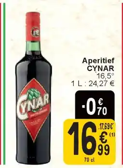 Cora Aperitief CYNAR aanbieding