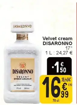 Cora Velvet cream DISARONNO aanbieding