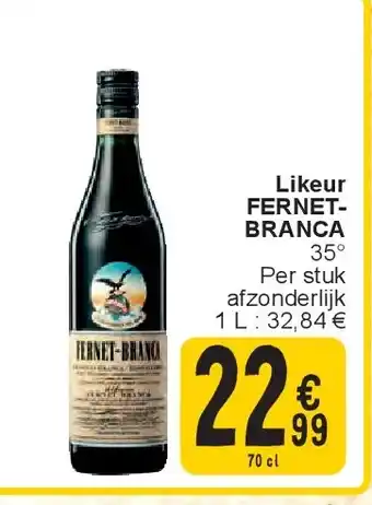 Cora Likeur FERNETBRANCA aanbieding