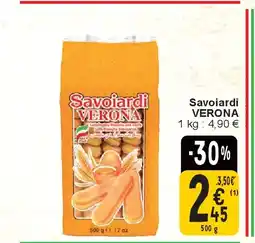 Cora Savoiardi VERONA aanbieding