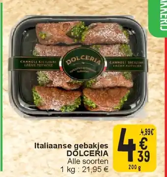 Cora Italiaanse gebakjes DOLCERIA aanbieding