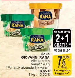 Cora Saus GIOVANNI RANA aanbieding