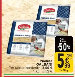 Cora Piadina GALBANI aanbieding