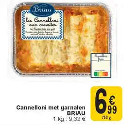 Cora Cannelloni met garnalen BRIA aanbieding