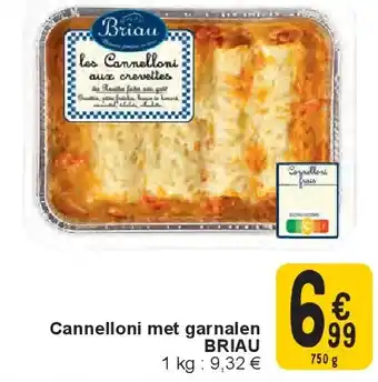 Cora Cannelloni met garnalen BRIA aanbieding