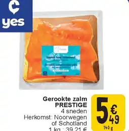 Cora Gerookte zalm PRESTIGE aanbieding