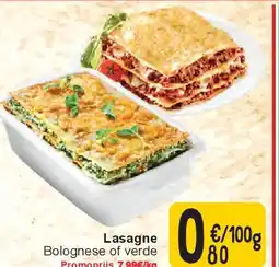 Cora Lasagne aanbieding