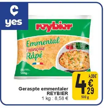 Cora Geraspte emmentaler REYBIER aanbieding