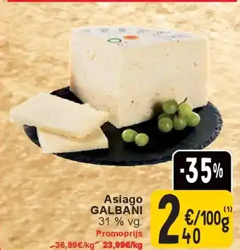 Cora Asiago GALBANI aanbieding