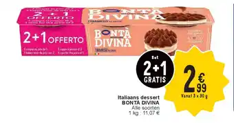 Cora Italiaans dessert BONTÀ DIVINA aanbieding