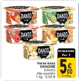 Cora Verse kaas DANONE aanbieding