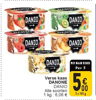 Cora Verse kaas DANONE aanbieding