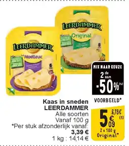 Cora Kaas in sneden LEERDAMMER aanbieding