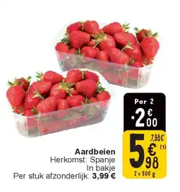 Cora Aardbeien aanbieding