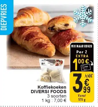 Cora Koffiekoeken DIVERSI FOODS aanbieding