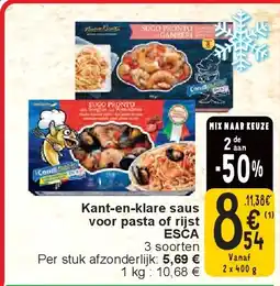 Cora Kant-en-klare saus voor pasta of rijst ESCA aanbieding