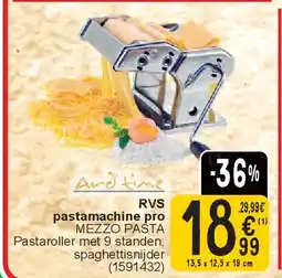 Cora RVS pastamachine pro aanbieding