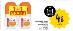 Cora Deodorant spray of roll-on BOROTALCO aanbieding