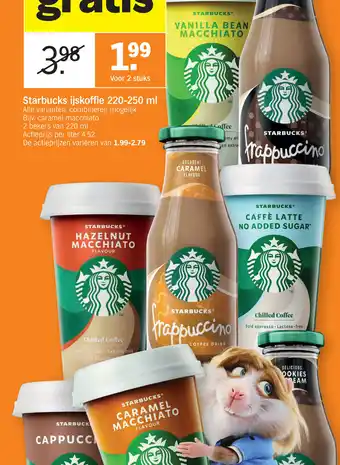 Albert Heijn Starbucks ijskoffie aanbieding