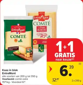 Carrefour Market Kaas in blok entremont aanbieding