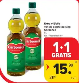 Carrefour Market Extra olijfolie van de eerste persing carbonell aanbieding