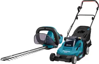 Coolblue Makita DLM432CT2 avec Batterie 5,0 Ah (2x) + Makita DUH523Z (sans Batterie) aanbieding