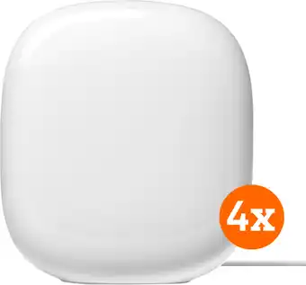 Coolblue Google Nest Wifi Pro (4-pack) aanbieding