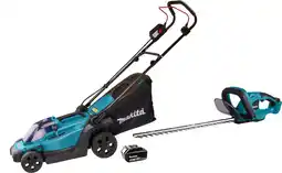 Coolblue Makita DLM330SM avec Batterie 4,0 Ah + Makita DUH523Z (Sans Batterie) aanbieding