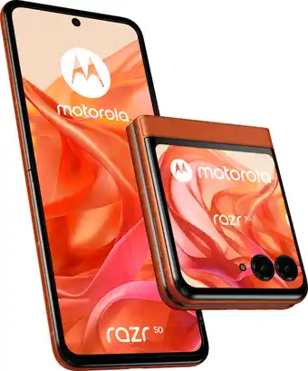 Coolblue Motorola Razr 50 256 Go Orange 5G aanbieding