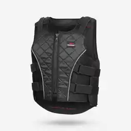 Decathlon Bodyprotector voor paardensport voor kinderen zwart aanbieding