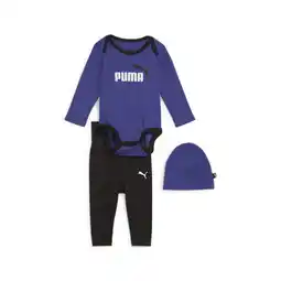 Decathlon Minicats Newborn set met beanie PUMA Lapis Lazuli Blue aanbieding