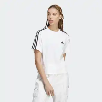 Decathlon Essentials 3-Stripes Single Jersey Croptop aanbieding