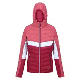 Decathlon Dames Harrock II Baffled Hooded Jacket (Rumba Rood/Mineraal Rood) aanbieding