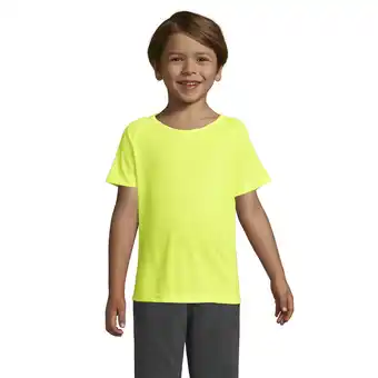 Decathlon Kinderen/Kinderen Sportief Raglan Tshirt (Neon geel) aanbieding